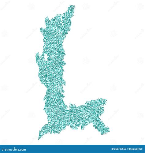 Letra De Arte Bizarro Decorativo Stock De Ilustración Ilustración De