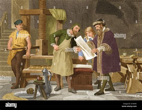 Imprenta gutenberg fotografías e imágenes de alta resolución Alamy