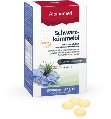 Schwarzkümmelöl Kapseln Alpinamed Ag Natürlich Gesund