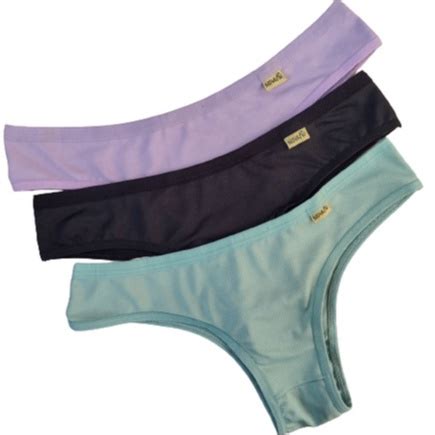 Kit Calcinha Tanga Basica Lingerie Lisa Shopee Brasil