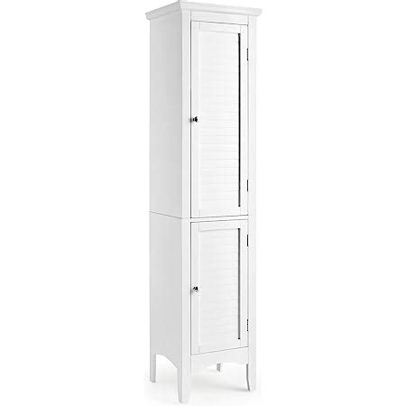 Amazon Giantex Slim Bathroom Storage Cabinet Tall Narrow