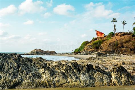 India Goa Vagator Beach Stock Photo Image Of Remote Bahrat 12073816