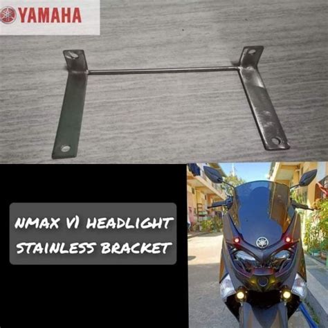 Ready Stock Nmax V Headlight Stainless Bracket For Mini Driving