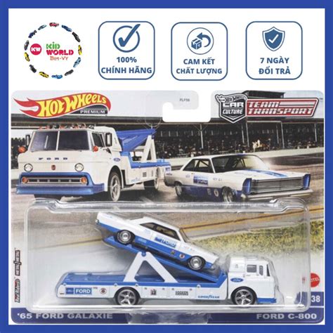 Xe M H Nh Hot Wheels Premium Car Culture Team Transport Pack Ford Galaxie Ford C Hcr