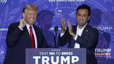 Day After Dropping Out Of Prez Race Ramaswamy Joins Trump Amid Vp Vp