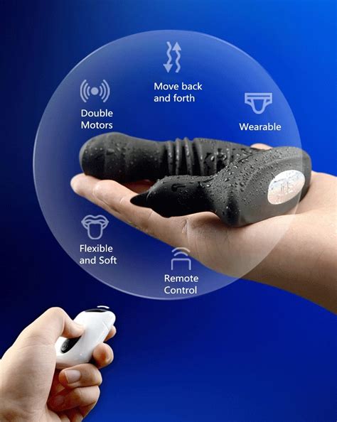 Rechargeable Thrusting Tongue Anal Probe Butt Plug Prostate Massager Stimulator Vibrator Buy