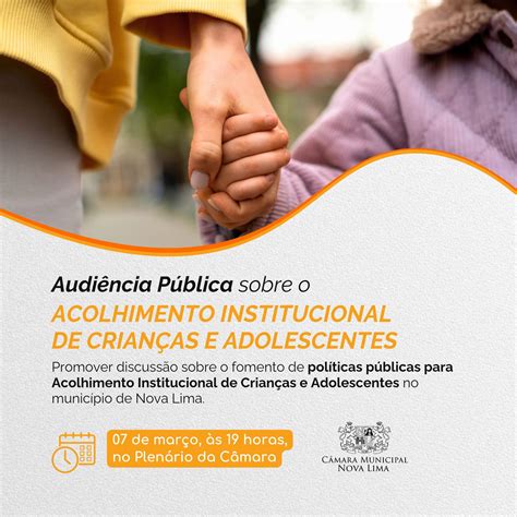 Acolhimento Institucional De Crianças E Adolescentes - Audiência Pública sobre o Acolhimento Institucional de Crianças e ...