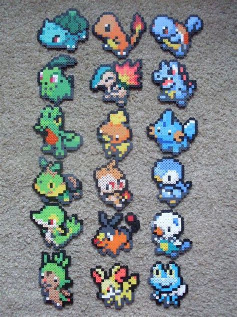 Pokemon Starters Perler Hama Beads Hama Beads Pokemon Perler Bead Porn Sex Picture