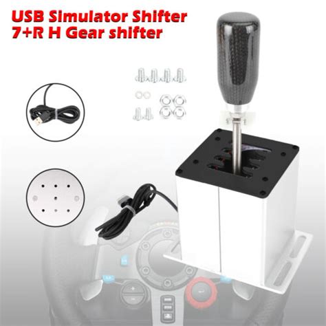 R Usb Simulator H Gear Shifter For Logitech T Rs Gt Steering Wheel