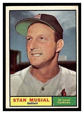 Topps Stan Musial Hof St Louis Cardinals Mid Grade Looks