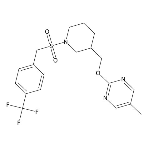 Buy 5 Methyl 2 1 4 Trifluoromethyl Phenyl Methylsulfonyl Piperidin