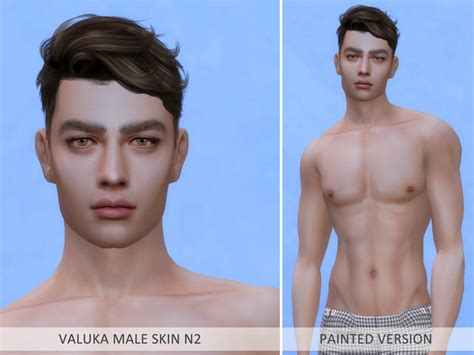 The Sims Resource Male Painted Skin N2a Light