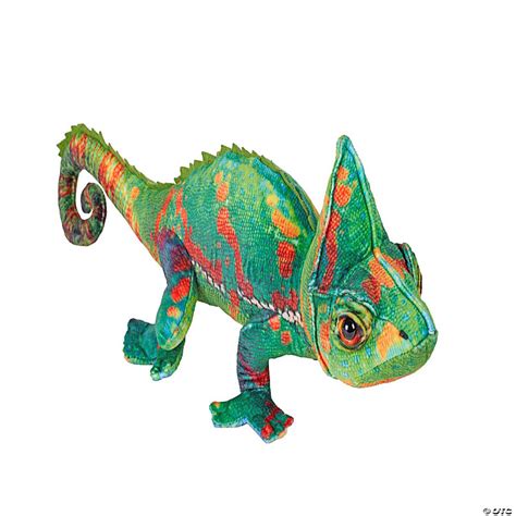 Wild Republic Living Earth Chameleon Stuffed Animal, 16 Inches