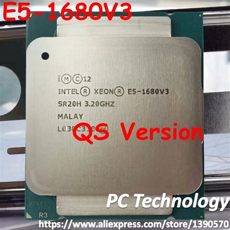 Original Intel Xeon cpu QS Version E5 1680 V3 3.20GHz 20M 8 CORES 22NM ...