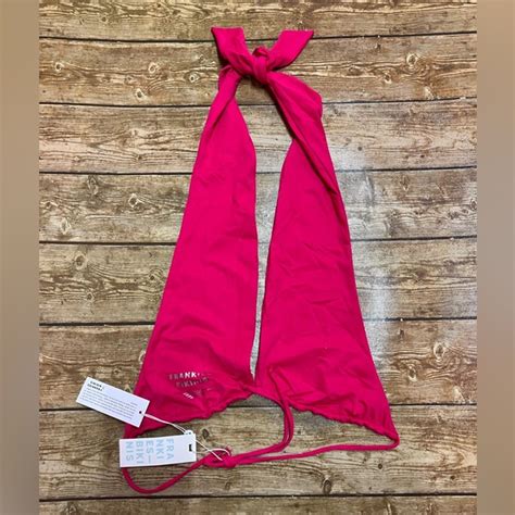 Frankie S Bikinis Swim Nwt Frankies Bikinis Bash Wrap Halter Bikini