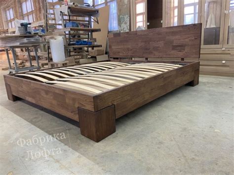 Кровать из массива дуба "Нарвик" лот 11 по низким ценам!