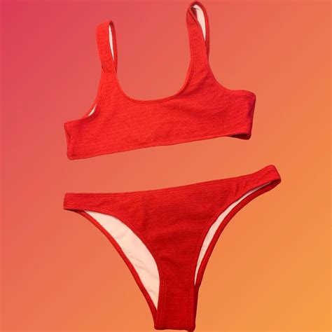 Fashionnova Red Bikini Set Never Worn Depop