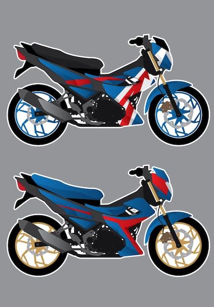 Premium Vector Sports Bike Motorcycle Decal Design Template Vector