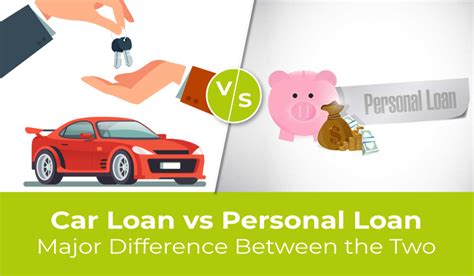 car loan  personal loan major difference