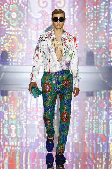 Dolce Gabbana Menswear Fashion Show Collection Spring Summer