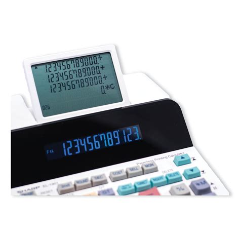 Shrel Sharp El Paperless Printing Calculator With Ch Zuma