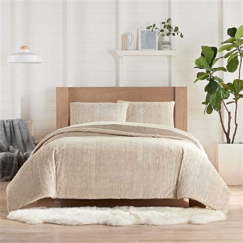 Koolaburra By Ugg Raquel Faux Fur Comforter Set With Shams Comforter