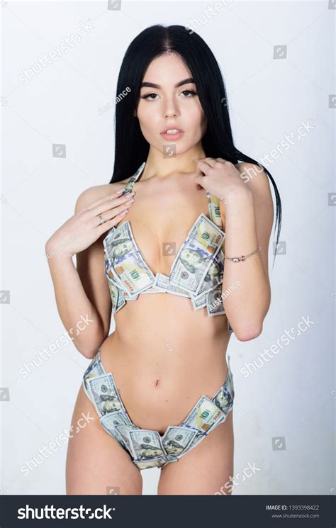 Money Girl Erotic Lingerie Sexy Woman Stock Photo Shutterstock