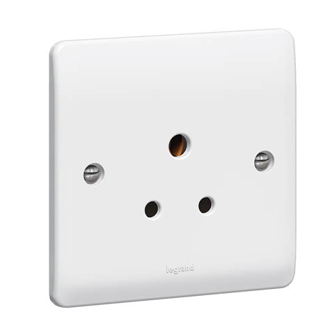 Synergy 1 Gang 5a Unswitched Socket Outlet White 730068