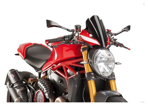 Puig Touring Naked New Generation Windscreen Ducati Monster S Cycle Gear