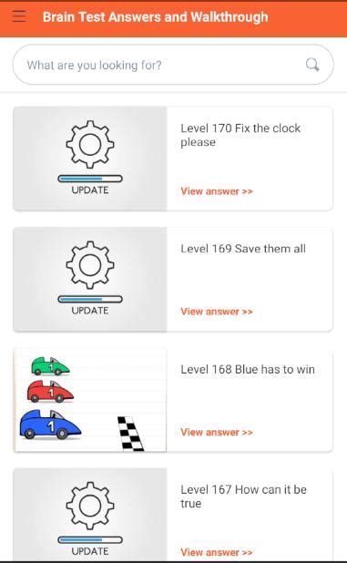 brain test answers  walkthrough  levels apk  android