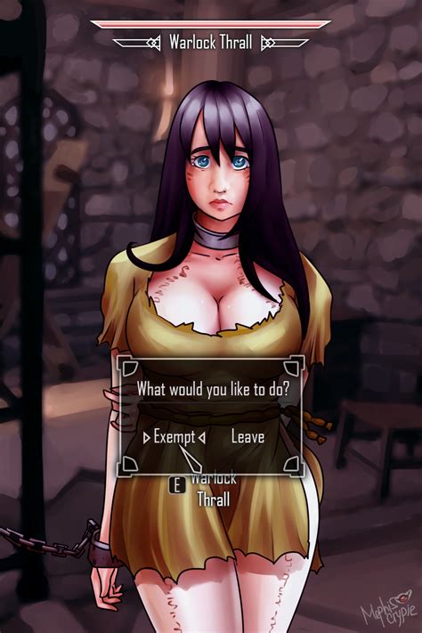 SkyrimGirls Warlock Thrall By Mephiscrypie Hentai Foundry