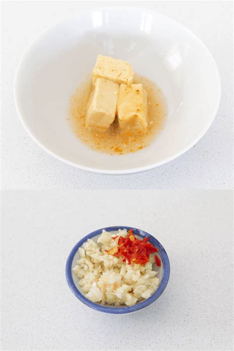 Stir Fried Water Spinach With Fermented Bean Curd 炒腐乳空心菜 Wok And Kin