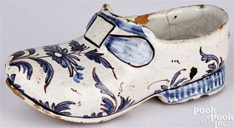 Dutch Delftware Clog Mid 18th C Sold At Auction On 19th April Bidsquare