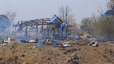 Horrific Aftermath Of Myanmar Junta Airstrike That Killed 165 In