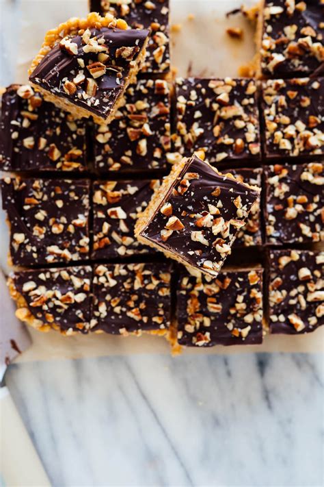 Chocolate Peanut Butter Crispy Bars Cookie And Kate