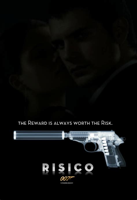 James Bond "Risico" movie poster | James bond infographic, James bond ...