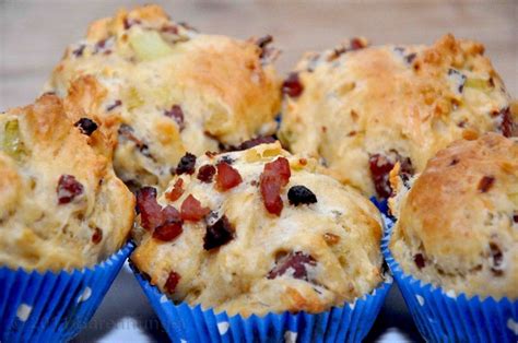 Muffins Aux Lardons Alimentation Muffins Nourriture