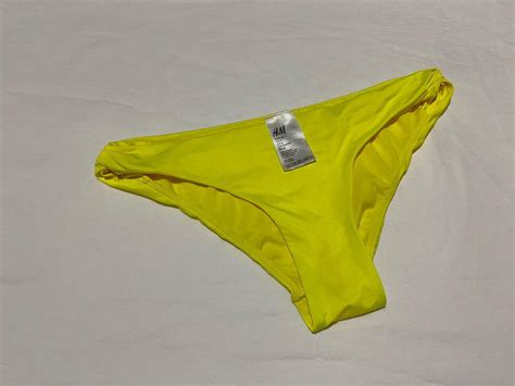 H M Yellow Bikini Women S Fashion Swimwear Bikinis Swimsuits On