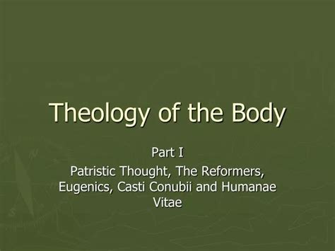 Ppt Theology Of The Body Powerpoint Presentation Free Download Id 16068