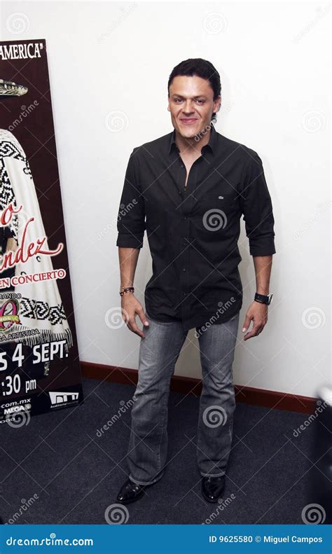 Mexico City Singer Pedro Fernandez Editorial Image Image Of Record