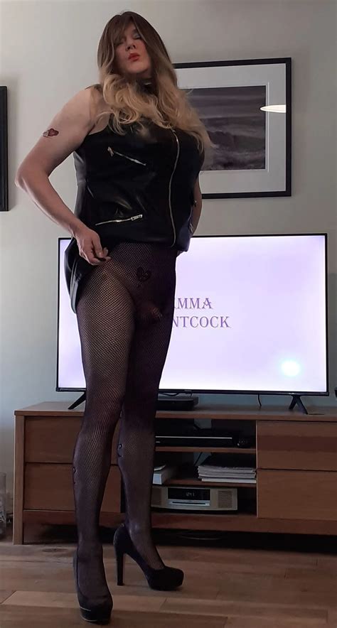 Crossdressed In Black Leather Dress Nude Pics XHamster
