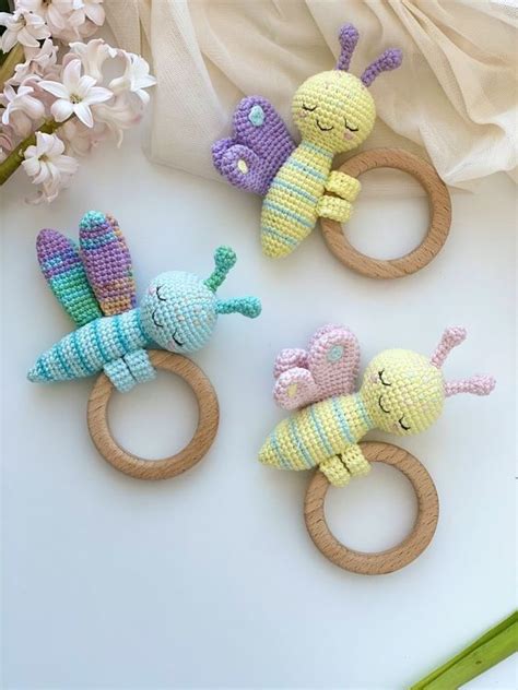 Kid's Crochet Rattles | Newborn crochet patterns, Crochet baby gifts, Crochet baby toys