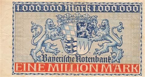 Deutschland Deutsches Reich Million Mark Schein Notgeld