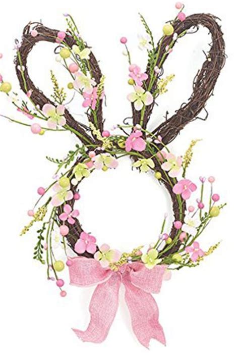 Easter Spring Wreath Easter Bunny Wreath Easter Wreaths Holiday