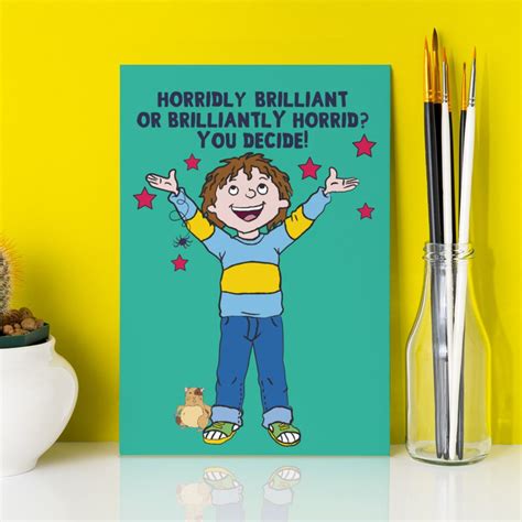 Horrid Henry Horridly Brilliant Art Print – Horrid Henry Shop