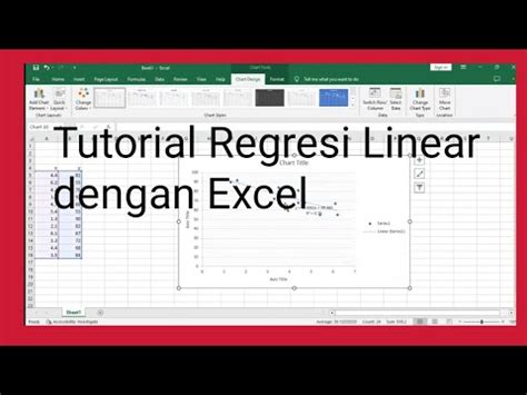 Tutorial Regresi Linear Dengan Excel Youtube