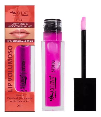 Gloss Lip Volumoso 06 Max Love Ácido Hialurônico 4ml Mercadolivre