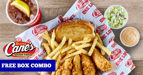 FREE Raising Cane's Box Combo for all Teachers & Faculty!