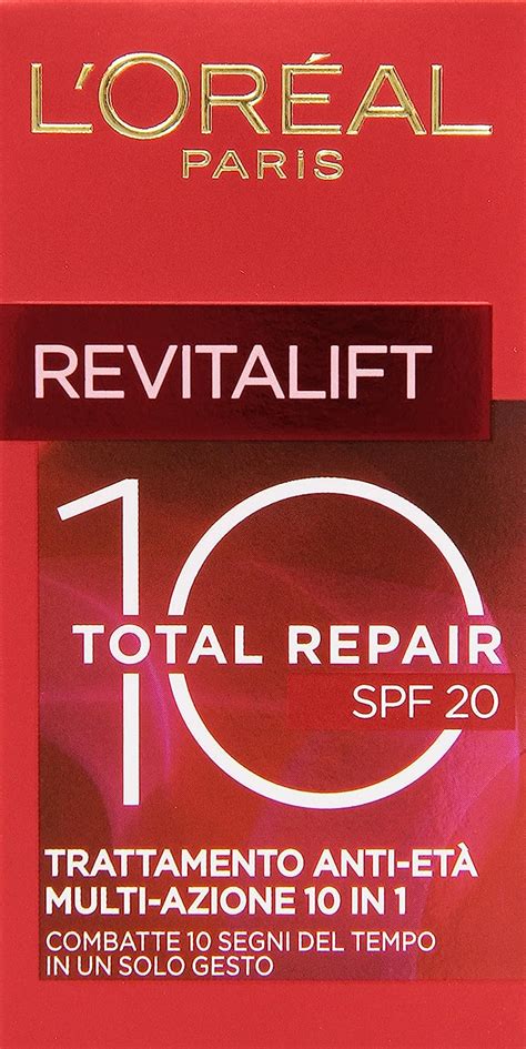 L Oréal Paris Revitalift Total Repair 10 Crema Viso Anti Età SPF 20 50