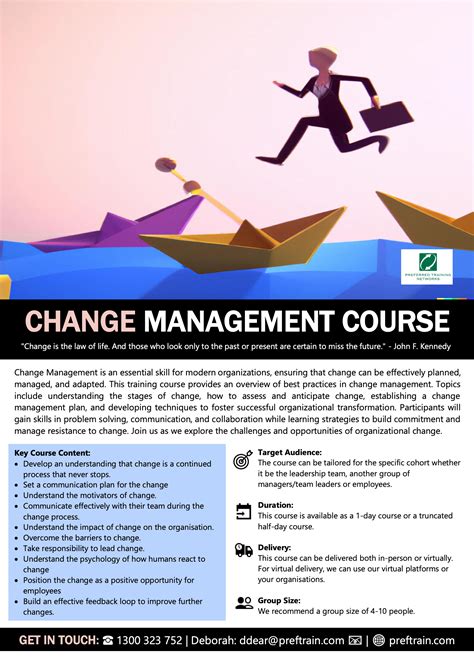 Change Management Course Lead Change With Confidence